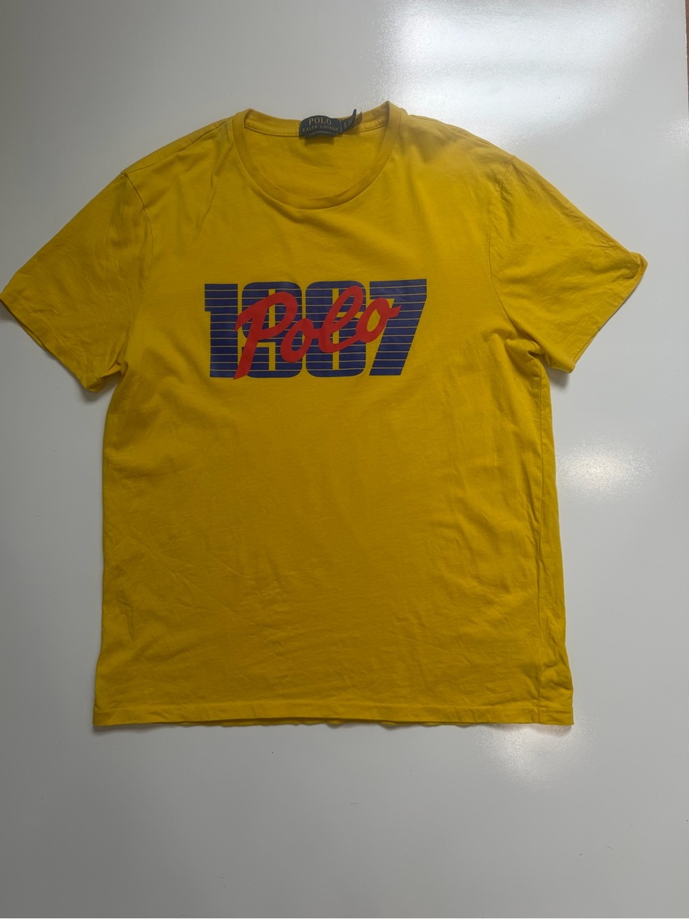 Polo Ralph Lauren Yellow POLO 1967 Graphic Tee Classic Fit Men’s L